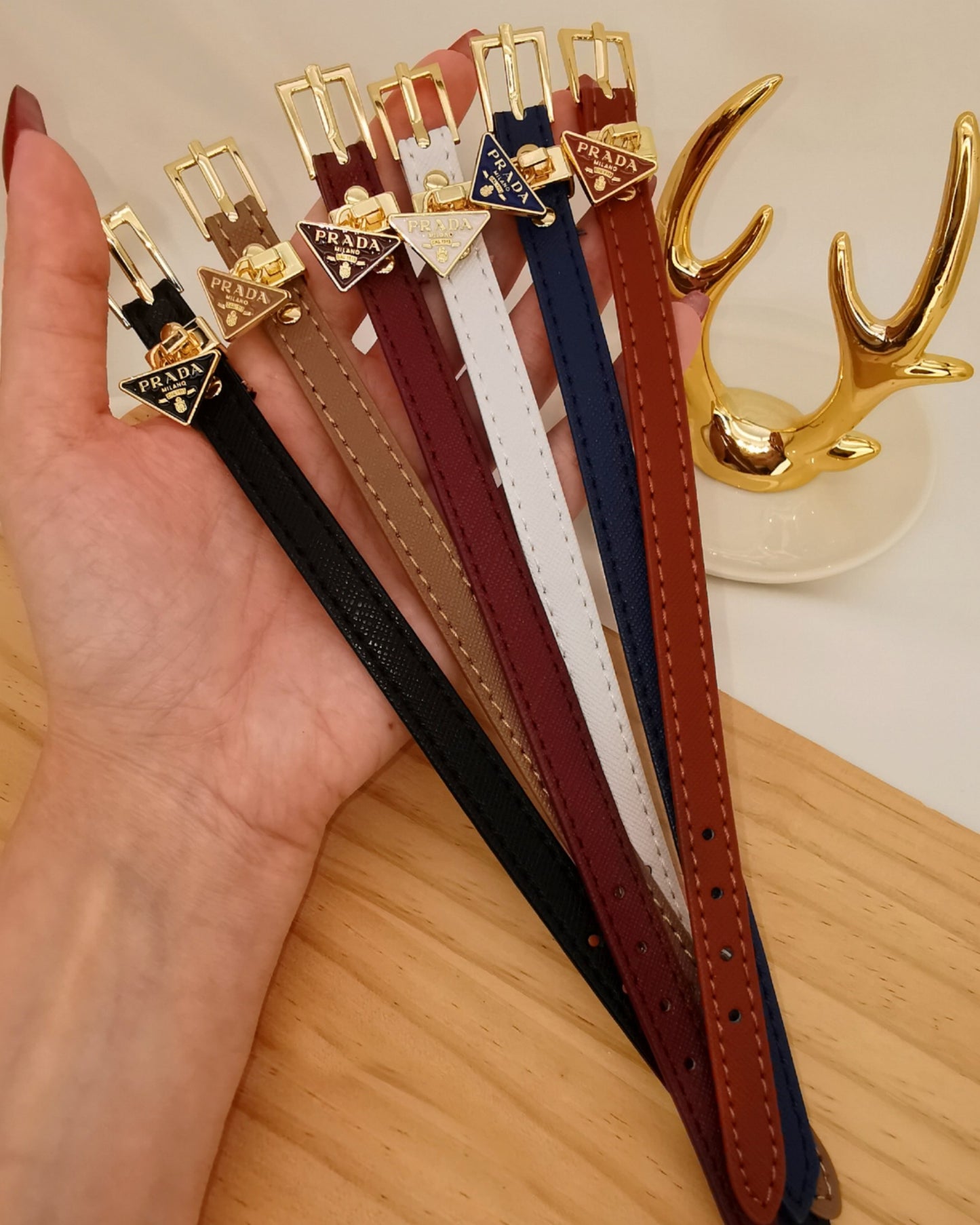 Prada Leather breaclet