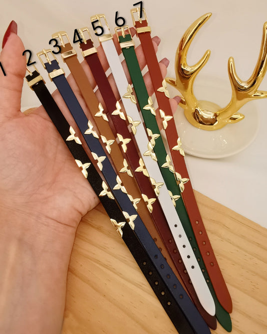 Van cleef Leather breaclet